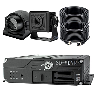 Система видеонаблюдения для транспорта Ps-Link KIT-TR08G-SD — фото товара