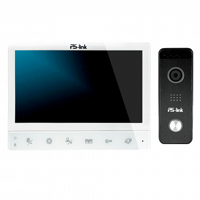 Комплект видеодомофона с вызывной панелью Ps-Link KIT-729DP-207CR-B — детальное фото