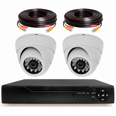 Комплект видеонаблюдения AHD 2Мп Ps-Link KIT-A202HD / 2 камеры — детальное фото