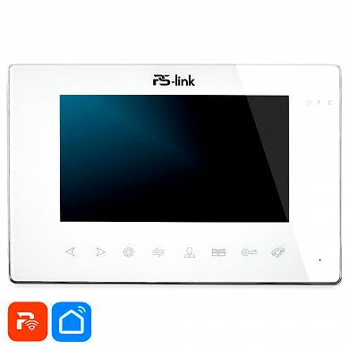 Видеодомофон проводной Ps-Link PS-714TDP-FHD с экраном 7 дюймов и WIFI модулем — детальное фото
