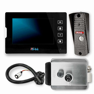 Комплект видеодомофона с электромеханическим замком Ps-Link KIT-VDI33T-CH — детальное фото