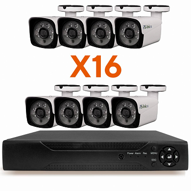 Комплект видеонаблюдения AHD 2Мп Ps-Link KIT-C216HD / 16 камер — детальное фото