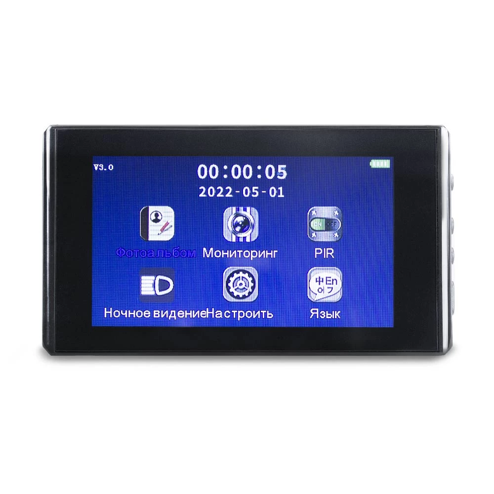 Видеоглазок для входной двери Ps-Link PDV-9 Gold — детальное фото