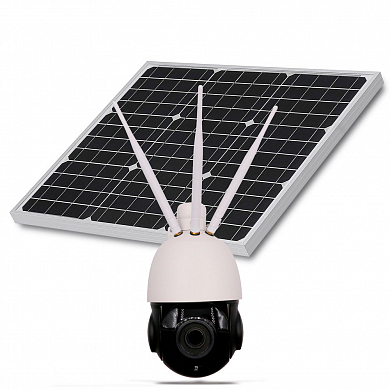 Беспроводная автономная поворотная 4G камера 2Мп с солнечной панелью на 60Вт Ps-Link VN-SBH60W20 — детальное фото