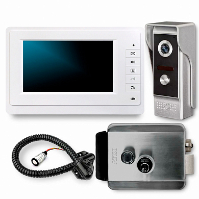Комплект видеодомофона с электромеханическим замком Ps-Link KIT-VD07L-SS — детальное фото