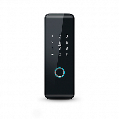 Умная WiFi панель доступа PS-link H102 с датчиком отпечатка пальца Чёрная — детальное фото