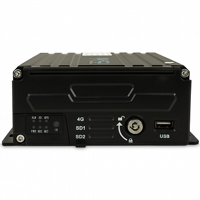 Видеорегистратор для транспорта Ps-Link  PS-A9818-GW4 с GPS 4G WiFi модулями, поддержкой 2Мп AHD камер, записью на HDD, SD — детальное фото