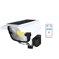 Муляж уличной видеокамеры YG-1588 с прожектором, датчиком движения, солнечной панелью, пультом ДУ — фото товара