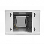 Шкаф настенный 10" 4U серия COMPACT 315х325х225 передняя дверь стекло/серый