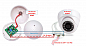 Комплект видеонаблюдения IP 2Мп Ps-Link KIT-A202IPM-POE / 2 камеры / запись звука / питание POE