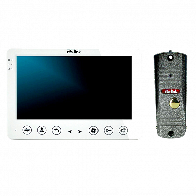 Комплект видеодомофона с вызывной панелью Ps-Link KIT-715DP-201CR-S — детальное фото