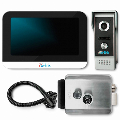 Комплект видеодомофона с электромеханическим замком Ps-Link KIT-DB10-CH / IP / POE — детальное фото