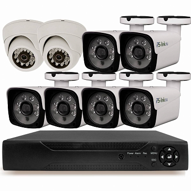 Комплект видеонаблюдения AHD 2Мп Ps-Link KIT-B226HD / 8 камер — детальное фото