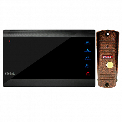 Комплект видеодомофона с вызывной панелью Ps-Link KIT-706DP-201CR-С — детальное фото