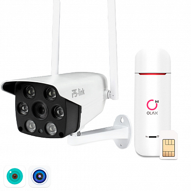 Комплект видеонаблюдения 4G Ps-Link KIT-XMS501-4G / 5Мп / 1 камера — детальное фото