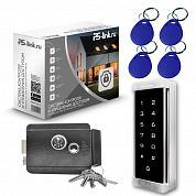 Комплект СКУД на одну дверь Ps-Link KIT-T6MF-G / эл. механический замок / кодовая панель / RFID — фото товара