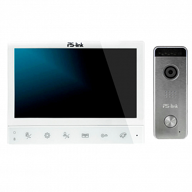 Комплект видеодомофона с вызывной панелью Ps-Link KIT-729DP-207CR-S — детальное фото