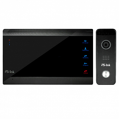Комплект видеодомофона с вызывной панелью Ps-Link KIT-706DP-207CR-B — детальное фото