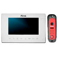 Комплект видеодомофона с вызывной панелью Ps-Link KIT-714TDP-206CR-R — фото товара