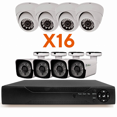 Комплект видеонаблюдения AHD 2Мп Ps-Link KIT-B216HD / 16 камер — детальное фото