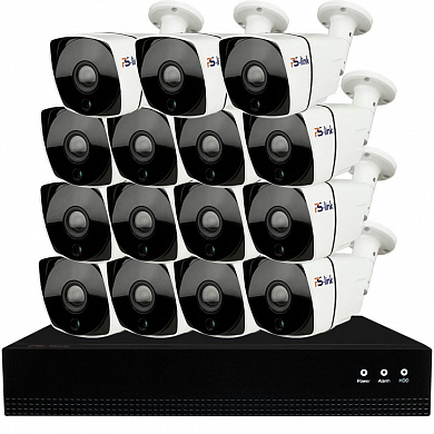 Комплект видеонаблюдения IP Ps-Link KIT-C815IP-POE / 8Мп / 15 камер / питание POE — детальное фото