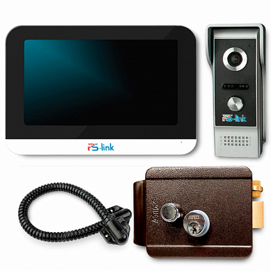 Комплект видеодомофона с электромеханическим замком Ps-Link KIT-DB10-MB / IP / POE — детальное фото