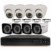 Комплект видеонаблюдения AHD 8Мп Ps-Link KIT-B808HD / 8 камер — фото товара