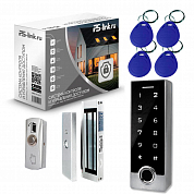 Комплект СКУД на одну дверь Ps-Link KIT-TF2EM-WP-W-180 / отпечаток пальца / эл. магнитный замок 180кг / кодовая панель / RFID / WIFI — фото товара