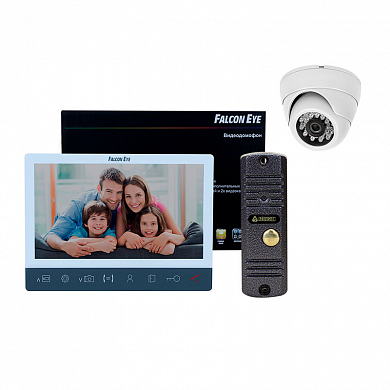 Комплект видеонаблюдения с домофоном вызывной панелью и двумя камерами 2 Мп MilanoHD-301A — детальное фото