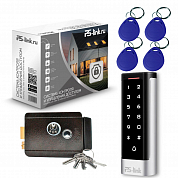 Комплект СКУД на одну дверь Ps-Link KIT-T1101EM-B / эл. механический замок / кодовая панель / RFID — фото товара