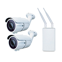 Комплект видеонаблюдения 4G Ps-Link KIT-C202R-4G /2Мп / 2 камеры — фото товара