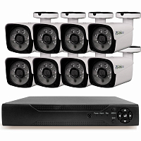 Комплект видеонаблюдения AHD 2Мп Ps-Link KIT-C208HD / 8 камер — фото товара