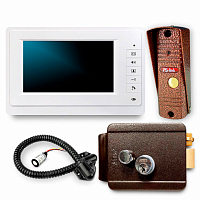 Комплект видеодомофона с электромеханическим замком Ps-Link KIT-VDI32-MB — фото товара