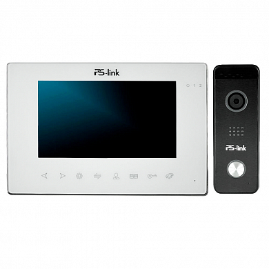 Комплект видеодомофона с вызывной панелью Ps-Link KIT-714TDP-207CR-B — детальное фото