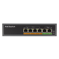Коммутатор сетевой на 6 портов Ps-Link VD-204P — фото товара