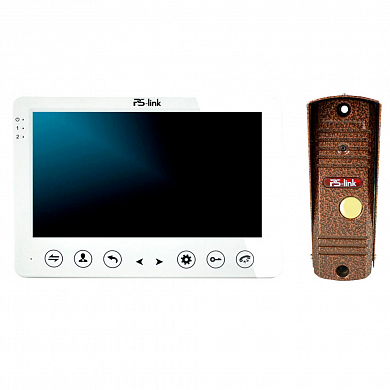 Комплект видеодомофона с вызывной панелью Ps-Link KIT-715DP-201CR-С — детальное фото