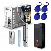 Комплект СКУД на одну дверь Ps-Link KIT-M010EM-WP-350LED  / эл. магнитный замок 350кг / RFID — фото товара