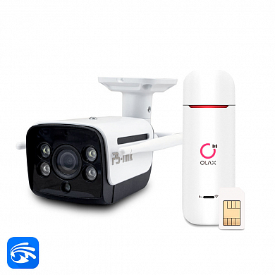 Комплект видеонаблюдения 4G Ps-Link KIT-WHM201-4G / 2Мп / 1 камера — детальное фото