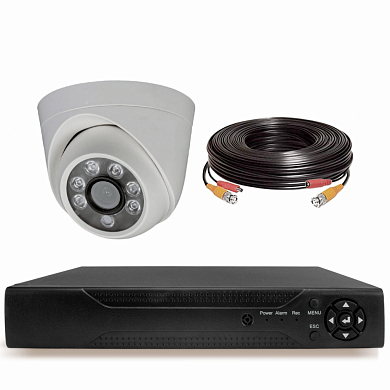 Комплект видеонаблюдения AHD 5Мп Ps-Link KIT-A501HD / 1 камера — детальное фото