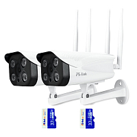 Комплект видеонаблюдения WIFI Ps-Link KIT-XME302-WIFI / 3Мп / 2 камеры — фото товара