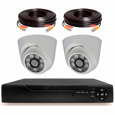 Комплект видеонаблюдения AHD 5Мп Ps-Link KIT-A502HD / 2 камеры — детальное фото