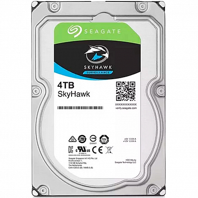 Жесткий диск HDD 3.5 SATA Seagate SkyHawk 4Tб ST4000VX005 — детальное фото