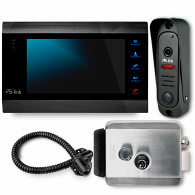 Комплект видеодомофона с электромеханическим замком Ps-Link KIT-706DP-CH — детальное фото