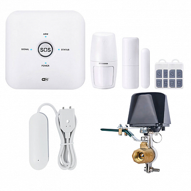 Готовый комплект WiFi системы защиты от протечек воды Страж Аква-Контроль+Безопасность G10-FM01WIFI — детальное фото
