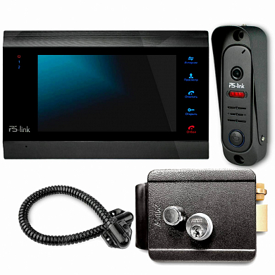 Комплект видеодомофона с электромеханическим замком Ps-Link KIT-706DP-MG — детальное фото