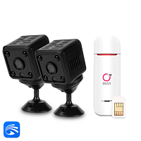 Комплект видеонаблюдения 4G Ps-Link KIT-MBC202-4G / 2Мп / 2 камеры — фото товара