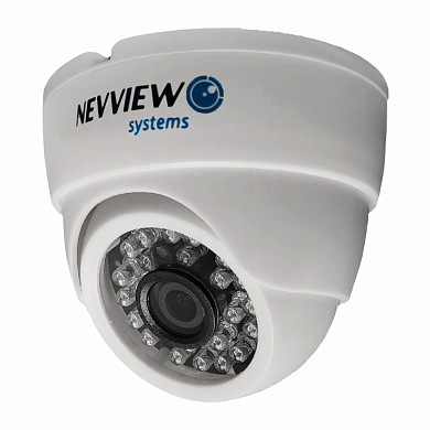 Камера видеонаблюдения аналоговая AHD 2Mп 1080P Nevview NVE-D02H для помещения — детальное фото
