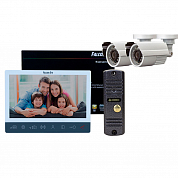 Комплект видеонаблюдения AHD 2Мп MilanoHD-102C / 2 камеры / домофон — фото товара