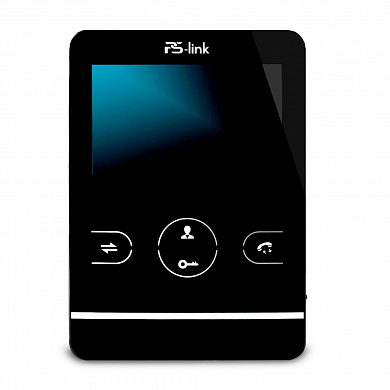 Видеодомофон проводной Ps-Link PS-402DP Черный с экраном 4,3" — детальное фото