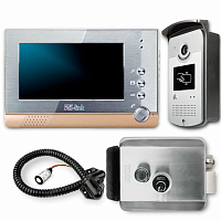 Комплект видеодомофона с электромеханическим замком и RFID считывателем Ps-Link KIT-VD07R-ID-CH — фото товара